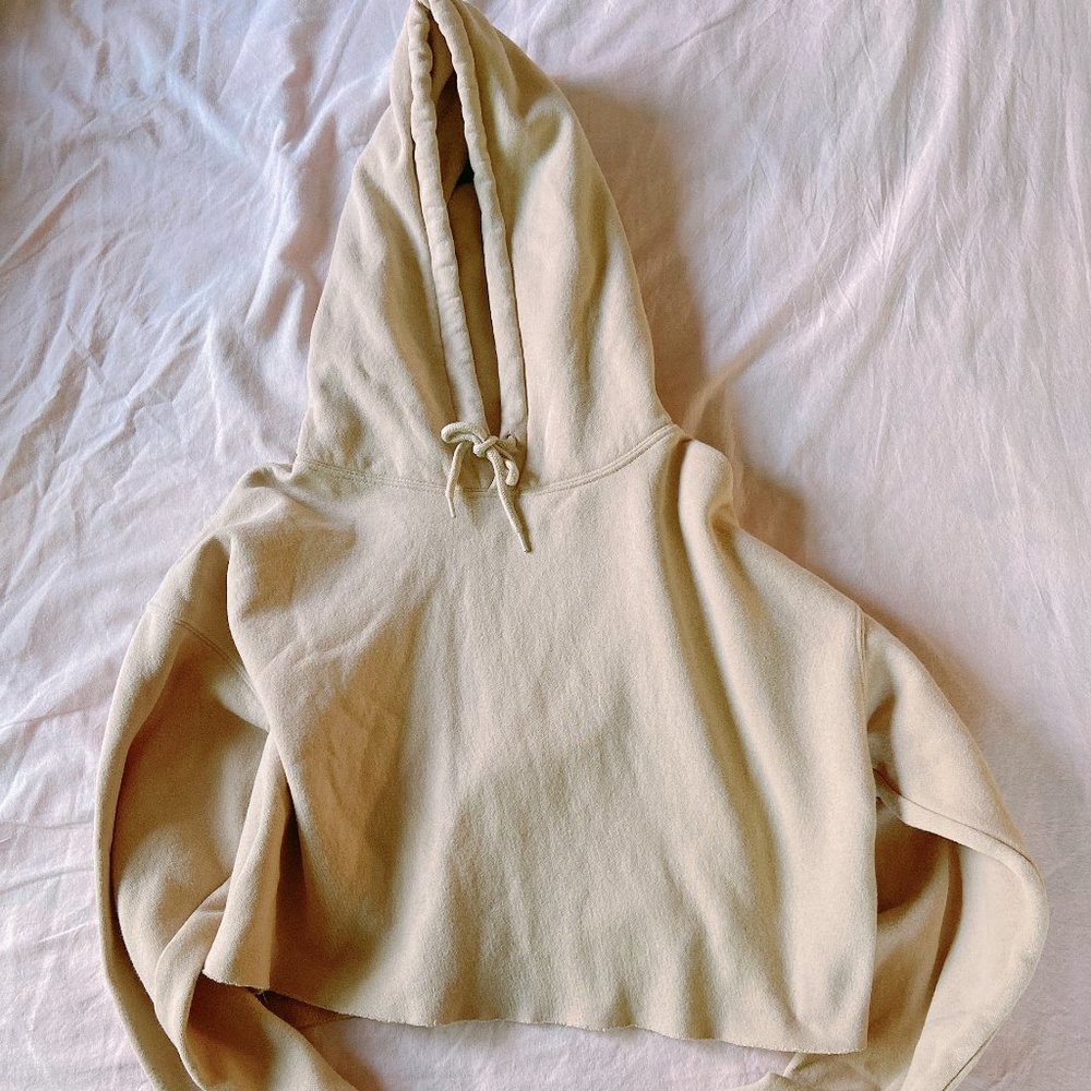 Out From Under Basic Cropped Hoodie Sweatshirt (S) - image 1